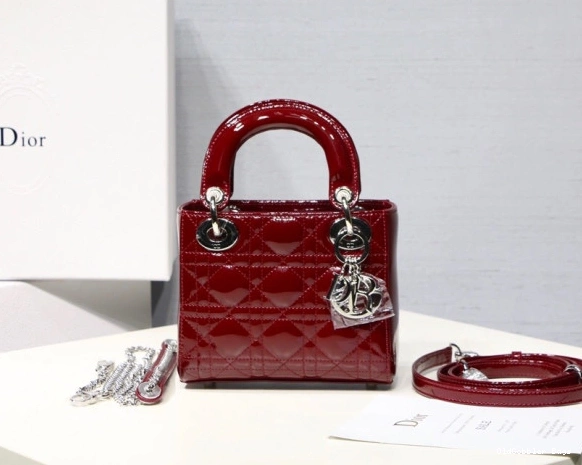 OldCobbler Bags Cow patent Mini Diro With leather Lady 0813